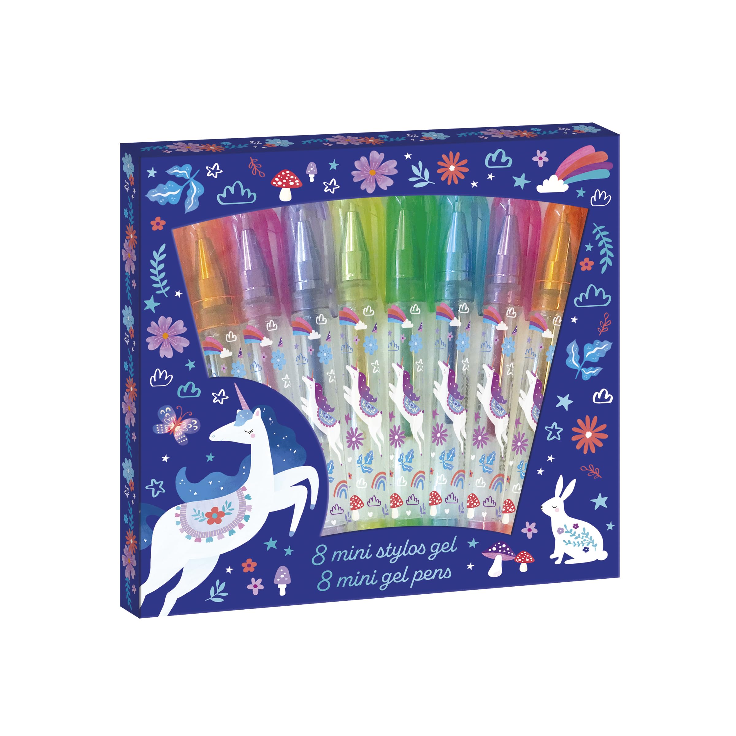 janod-8-mini-gelstifte-glitzer-einhorn-dreamland-j08935 image 1