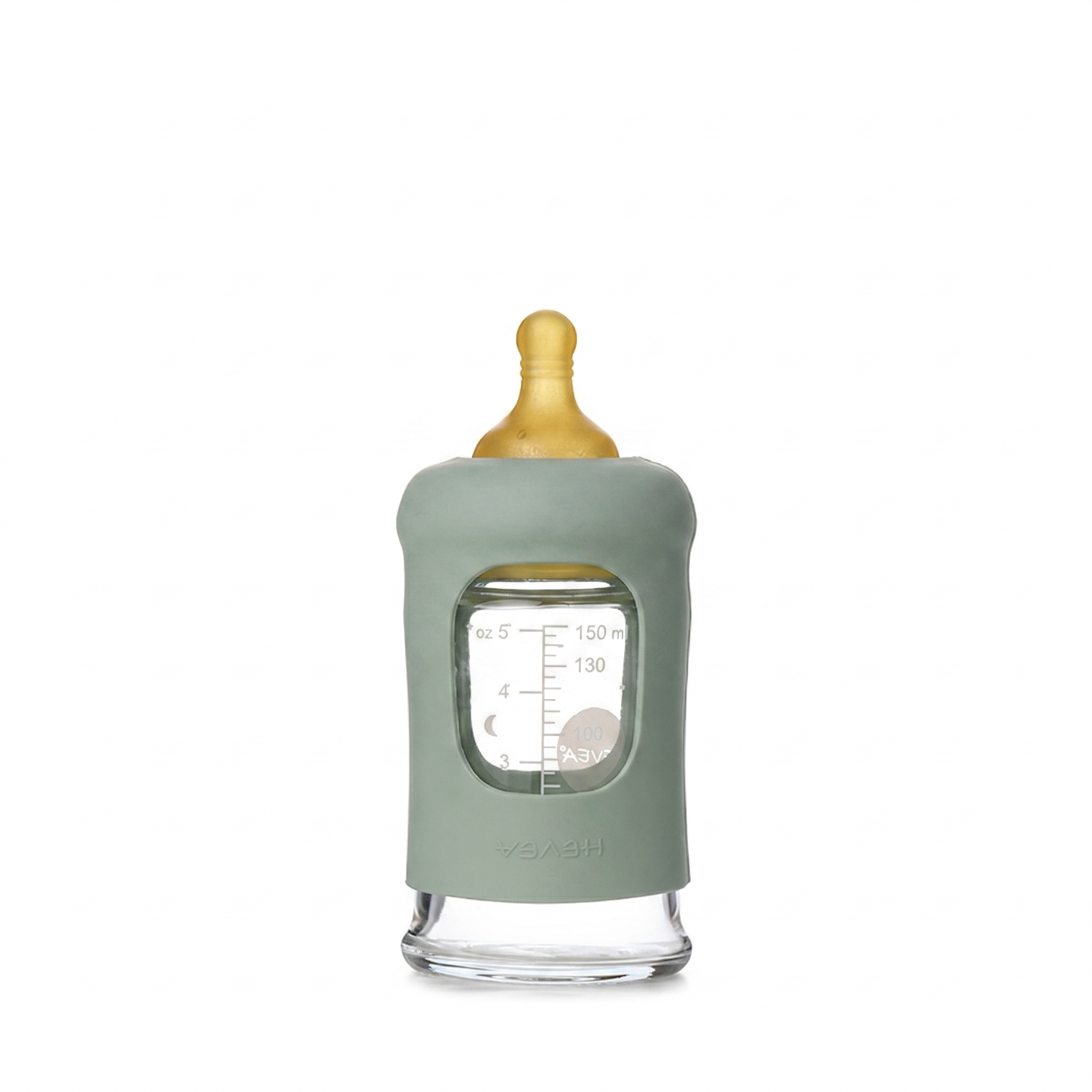 hevea-weithals-baby-glasflasche-mit-h-lle-150ml-single-pack image 2