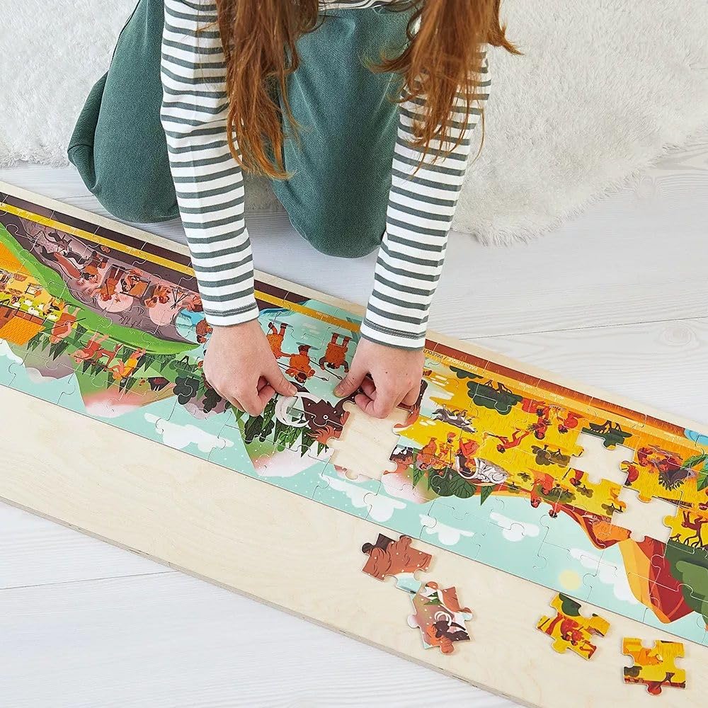 janod-puzzle-die-urgeschichte-100-teile-panorama-j02546 image 2