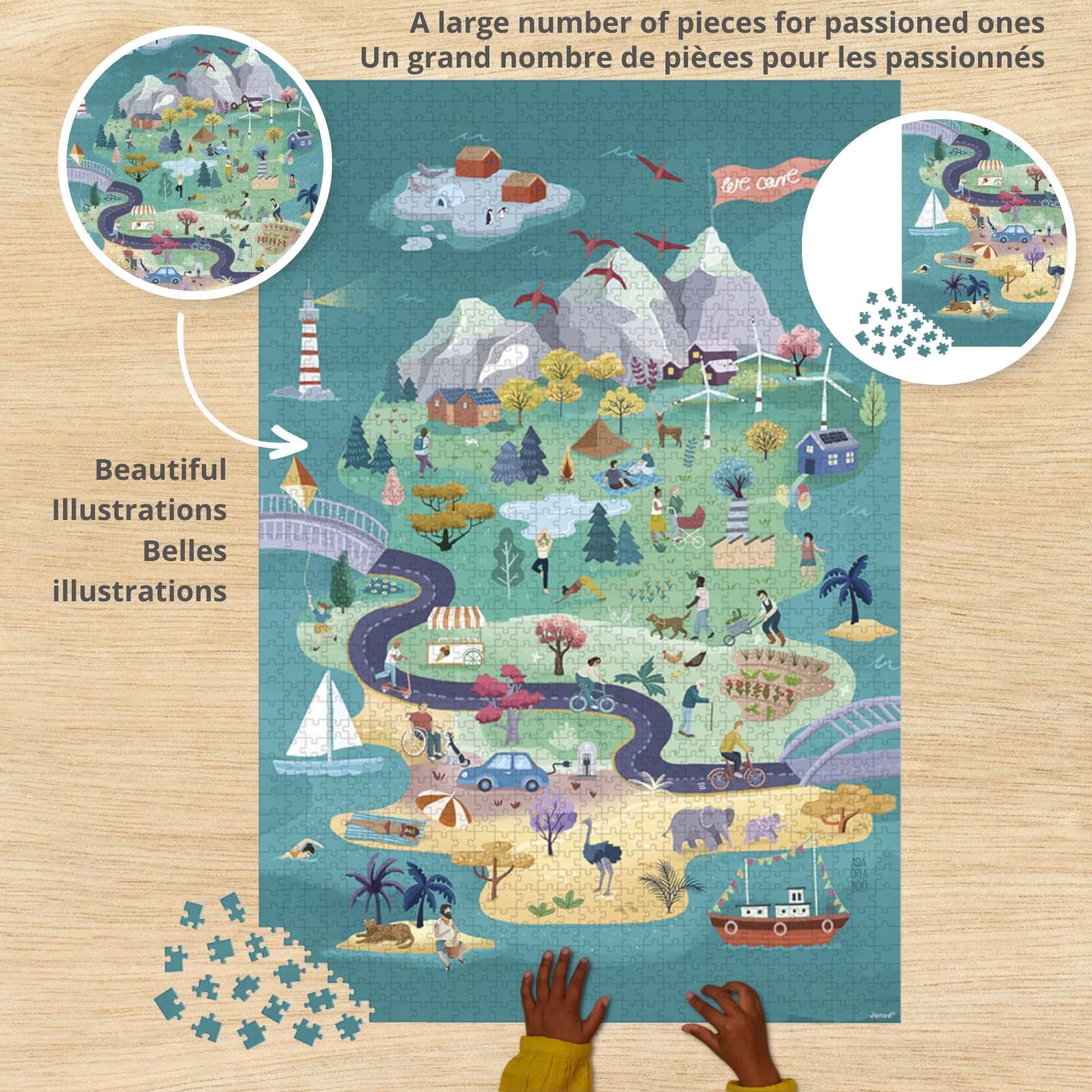 janod-puzzle-eskapismus-1500-teile-85x58cm-fsc-ab-10-jahren image 2
