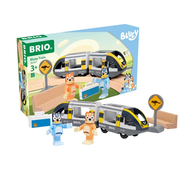 brio-world-bluey-reisezug-36147-holzeisenbahn-set image 1