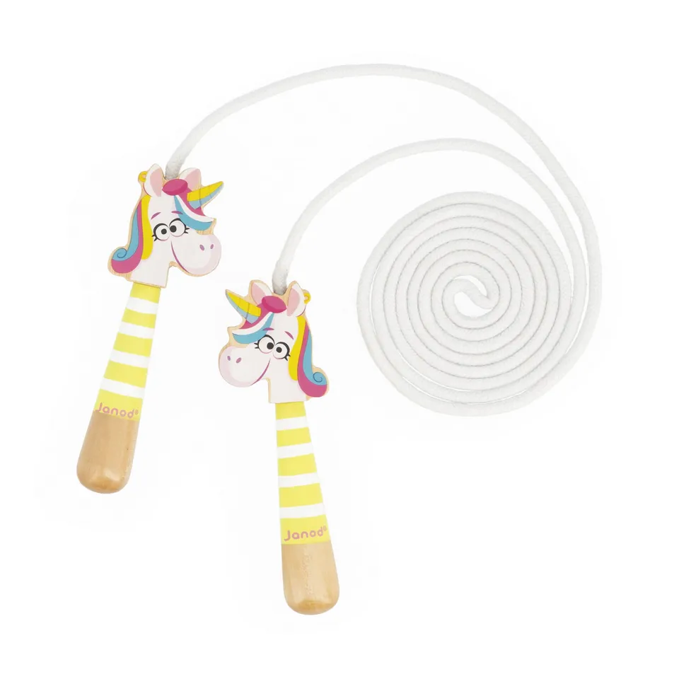 janod-j03377-springseil-einhorn-verstellbar-2-m-holzgriffe image 1