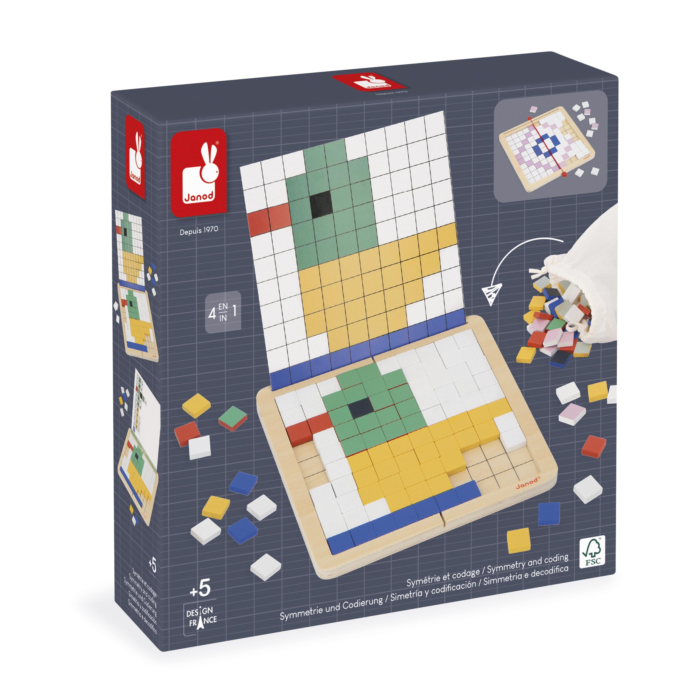 janod-symmetrie-codierung-lernspiel-4-spielmodi-mosaik image 1