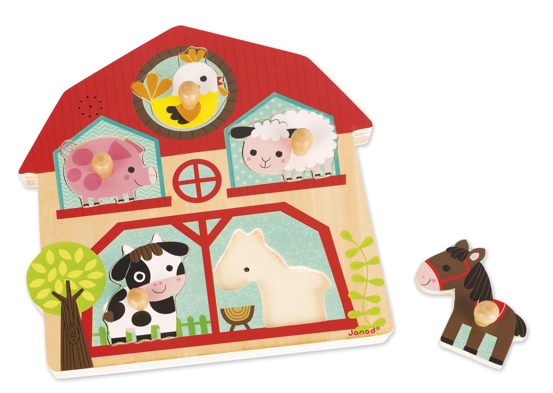 janod-musikpuzzle-bauernhof-freunde-j07079-5-teile image 5