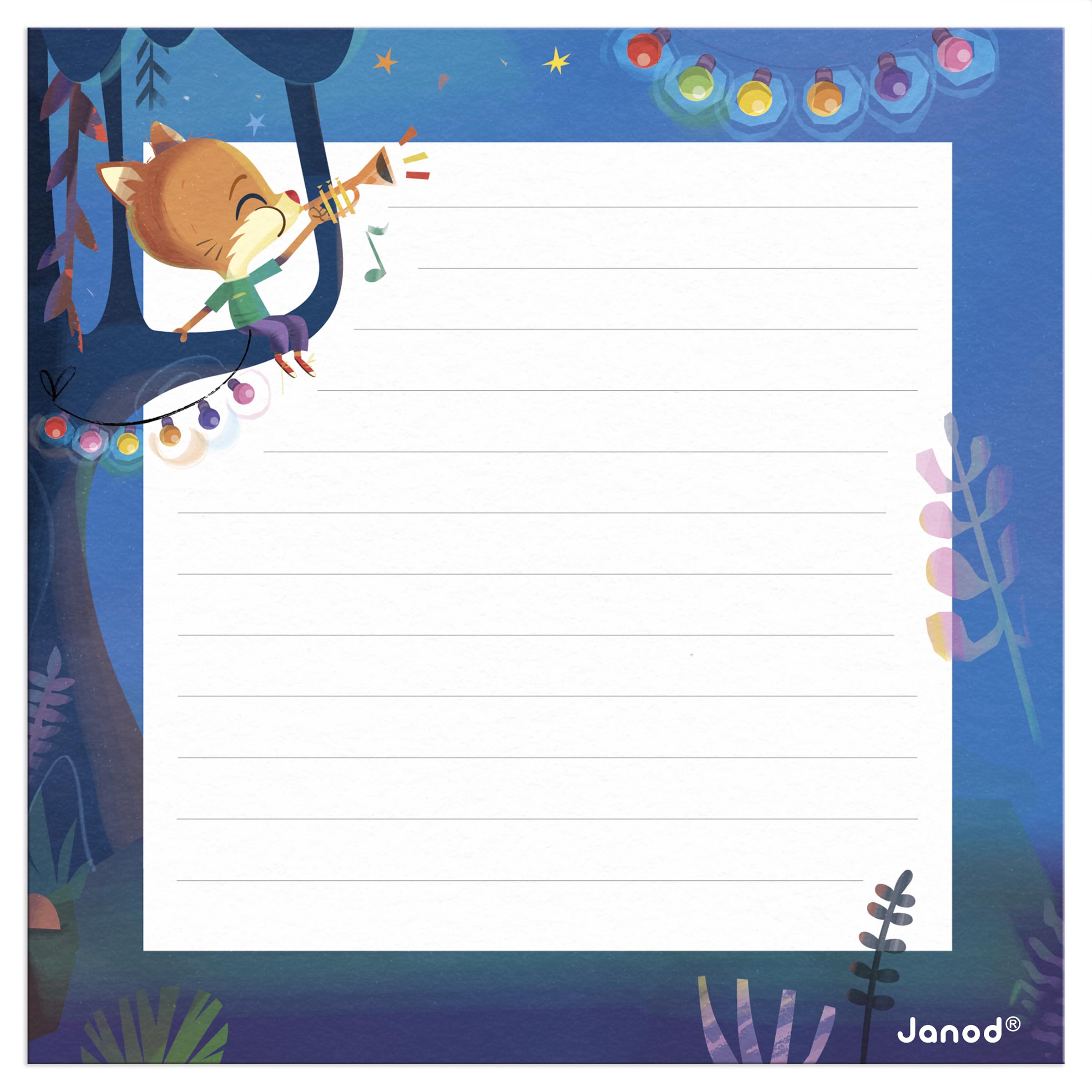 janod-geburtstagskarte-puzzle-wald-25-teile-mit-karte-und-umschlag image 3