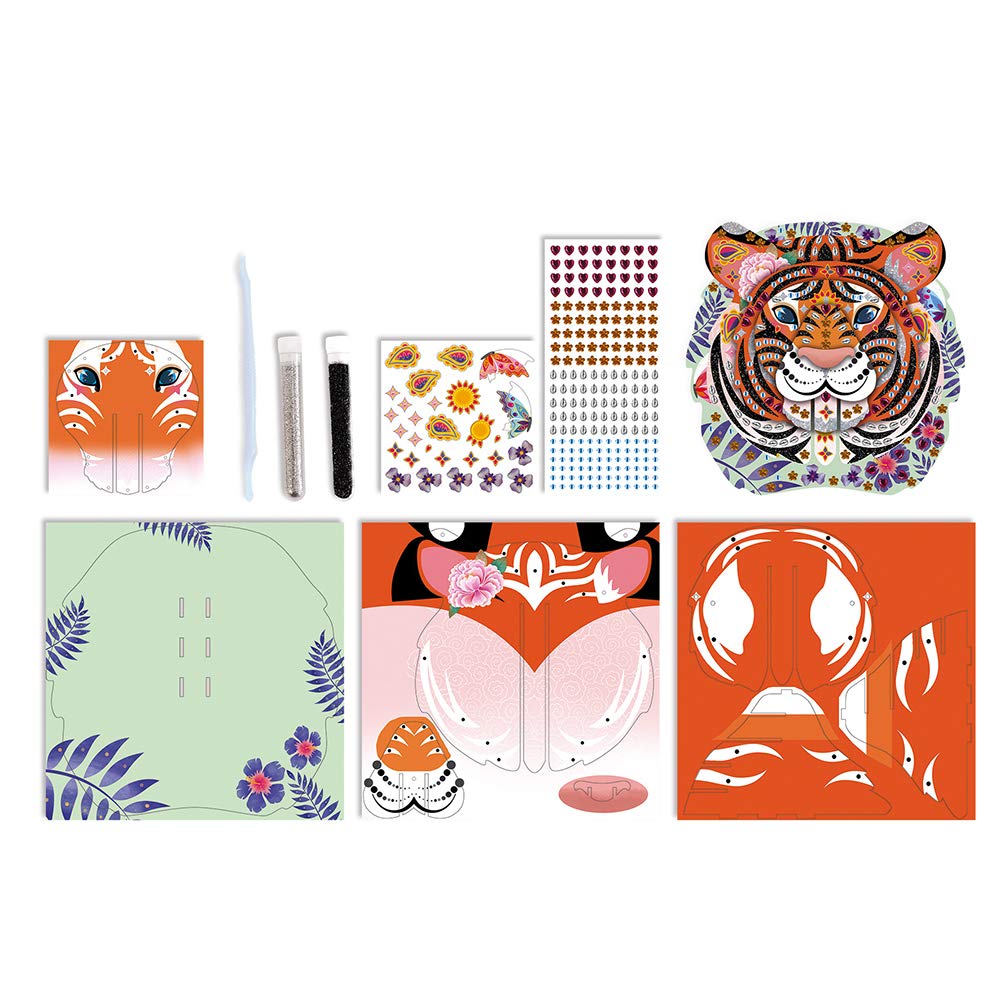 janod-les-ateliers-d-co-tigertroph-e-bastelset-strass-und-pailletten image 2