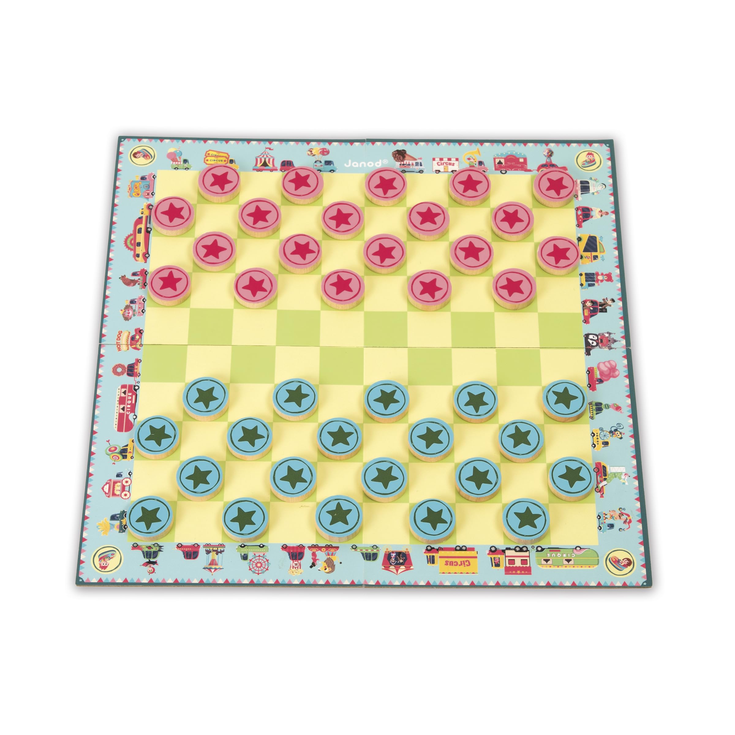 janod-jeu-des-petits-chevaux-dame-2-in-1-holzspiel-ab-4-jahren image 3