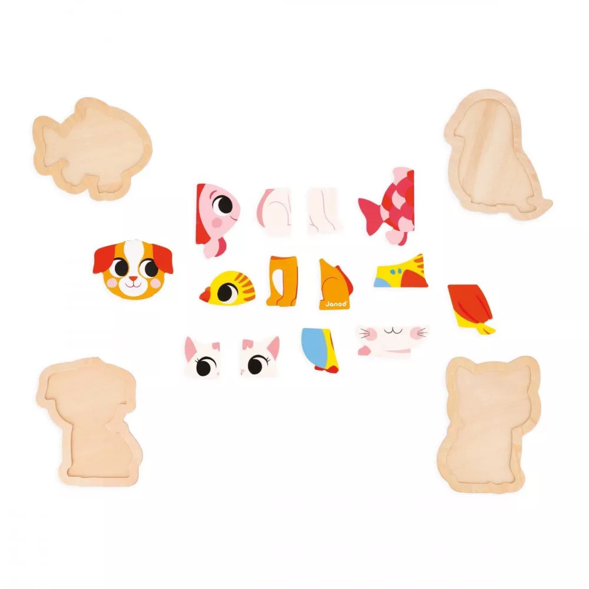 janod-j07115-holzpuzzle-set-haustiere-4-evolutive-puzzles-mit-2-bis-5-teilen image 5