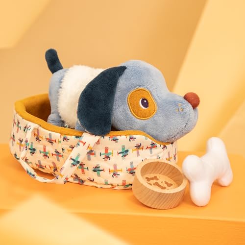 lilliputiens-jules-hunde-kuscheltier-mit-k-rbchen-und-zubeh-r image 8