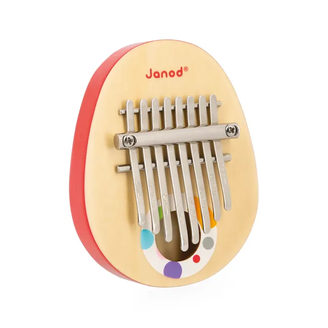 janod-confetti-holz-kalimba-j07642-mit-8-metall-lamellen image 1