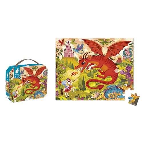janod-kinderpuzzle-prinzessinnen-36-teile-mit-koffer-ab-4-jahren image 6