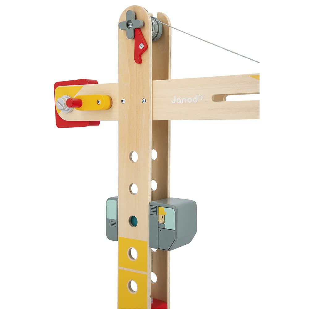 janod-gro-er-holzkran-j06468-gelb-74-cm-konstruktionsspiel-360-drehbar image 7