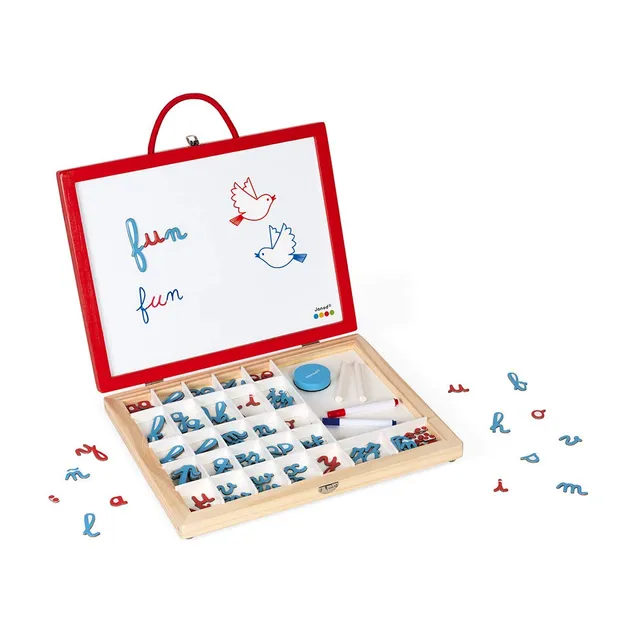 janod-essentiel-4-in-1-schreibkoffer-holz-buchstaben-lernspiel-ab-3-jahre image 1