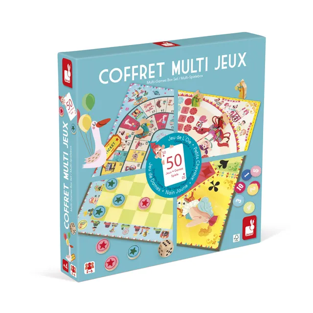 janod-carrousel-multi-games-box-j02742-mit-5-familienspielen image 1