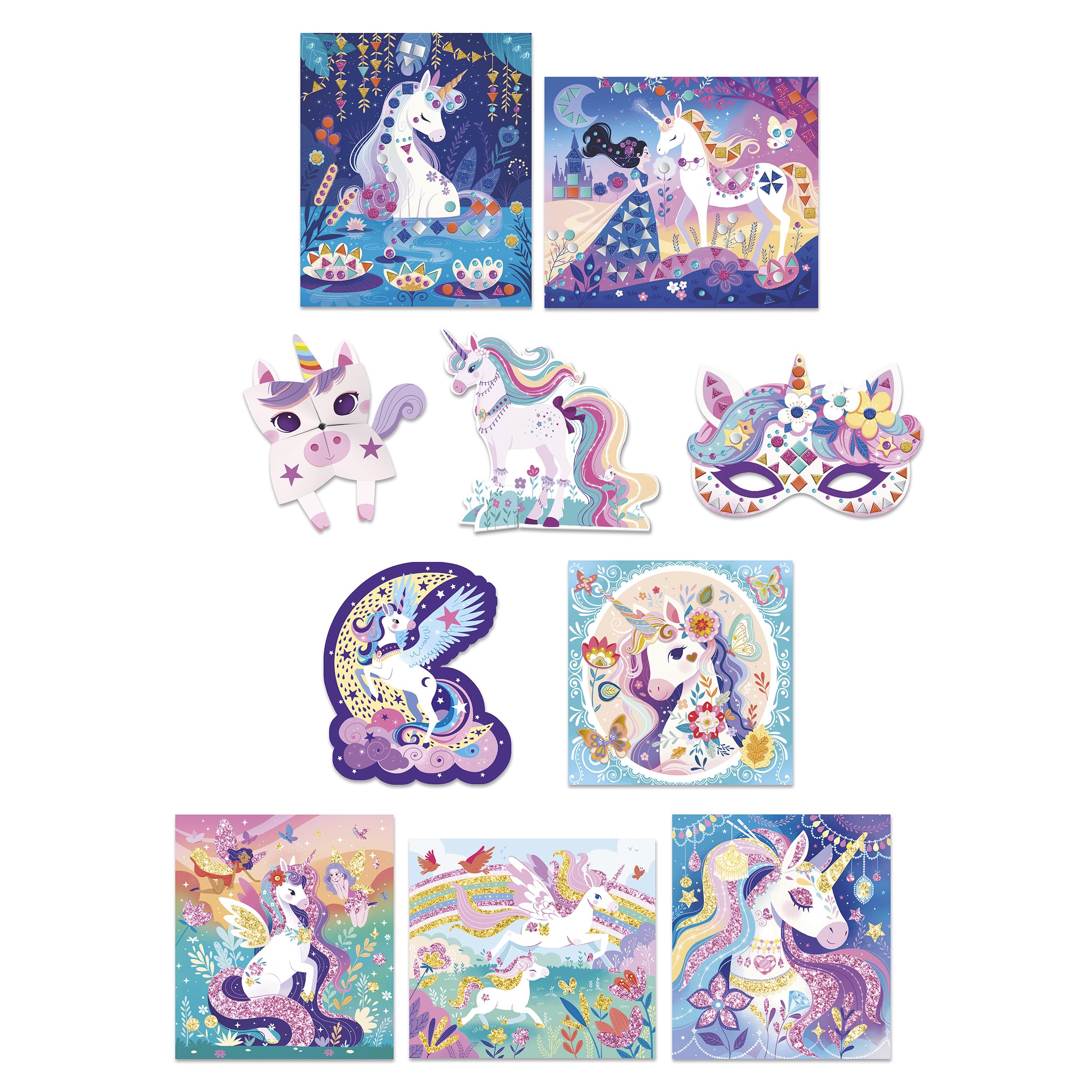 janod-kreativset-multi-activit-s-licorne-einhorn-13-bastelaktivit-ten-ab-6-jahre image 2
