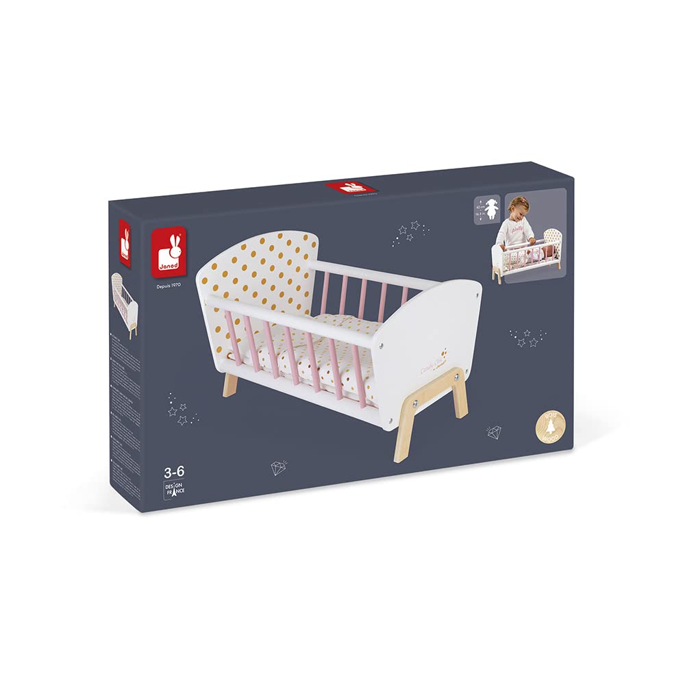janod-puppenbett-candy-chic-holz-mit-bettset-bis-42-cm-j05889 image 7
