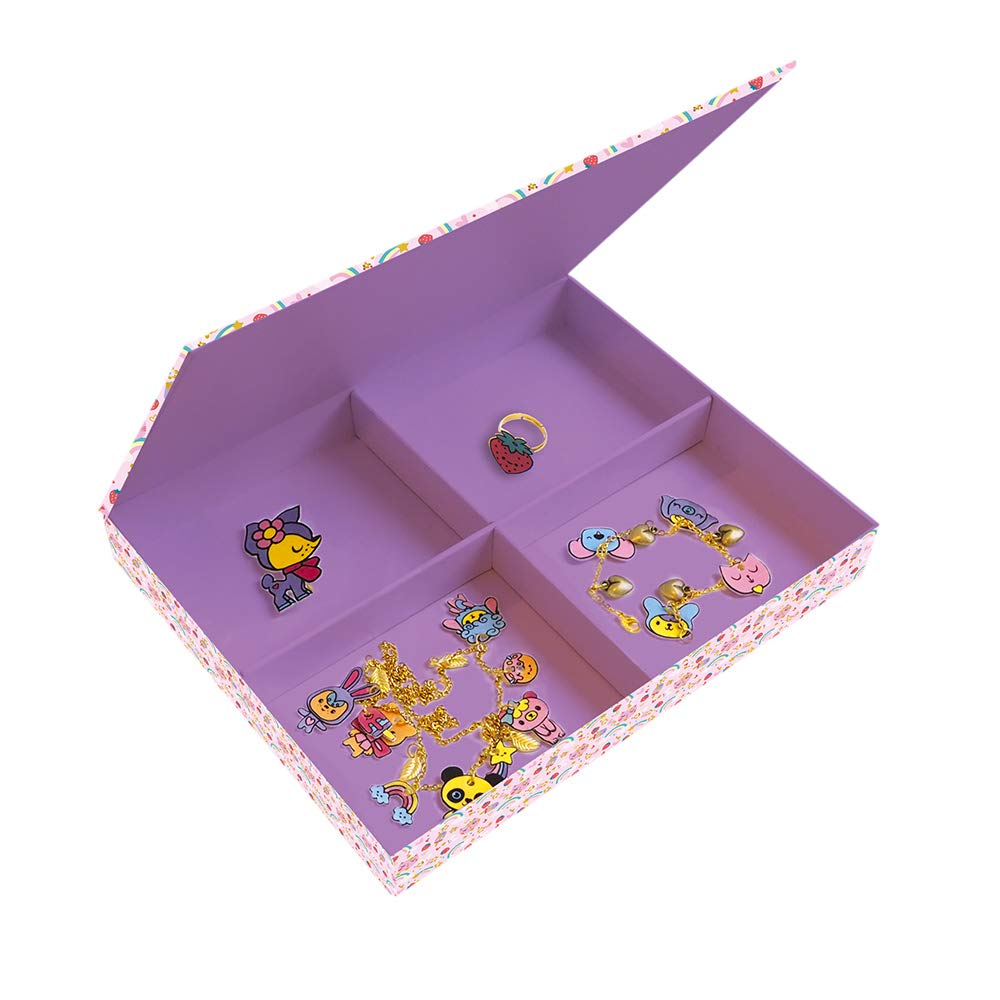 janod-les-ateliers-bijoux-kawaii-verr-ckte-tiere-schmuck-bastelset-4-teilig image 2