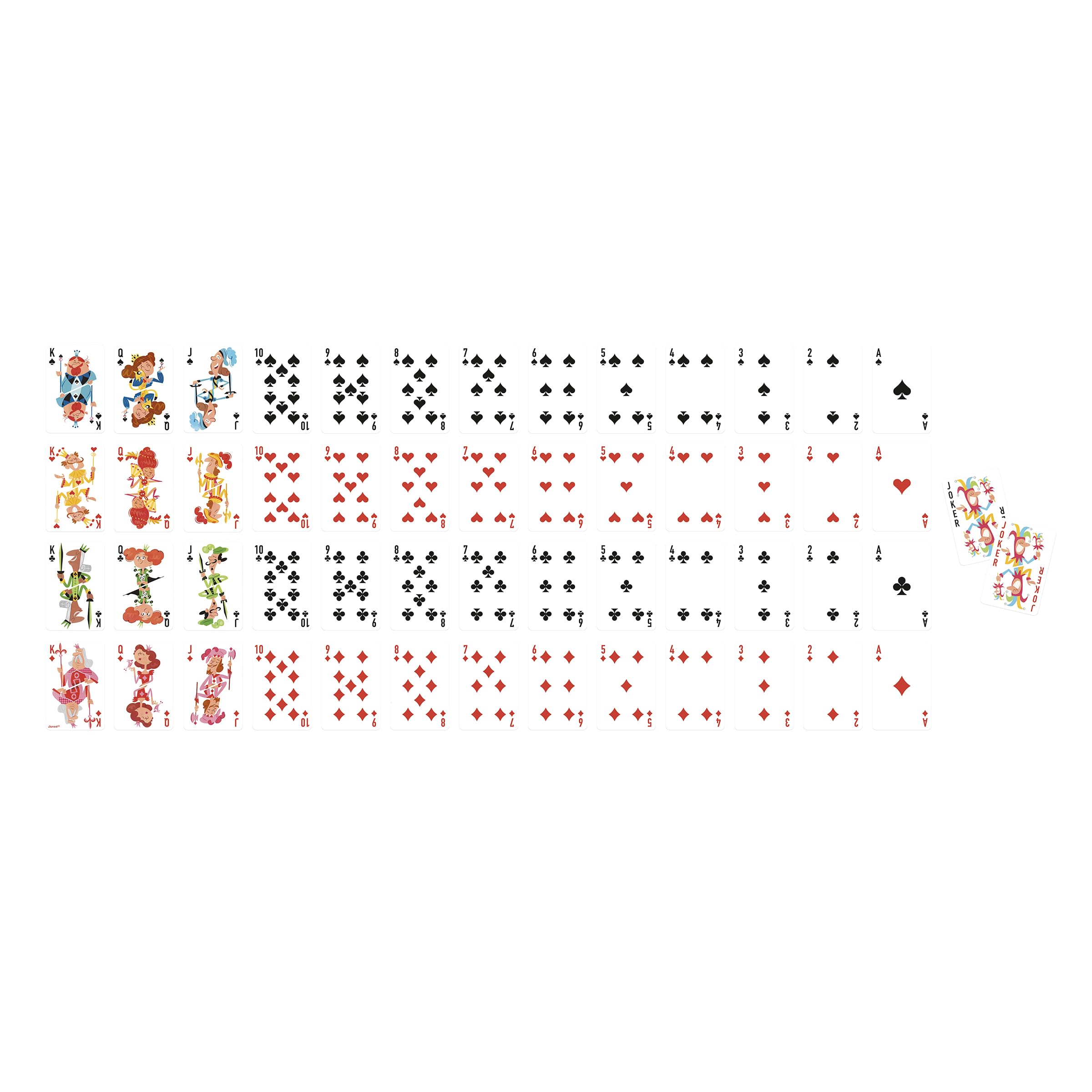 janod-kartenspiel-f-r-kinder-54-karten-jahrmarkt-motiv image 2