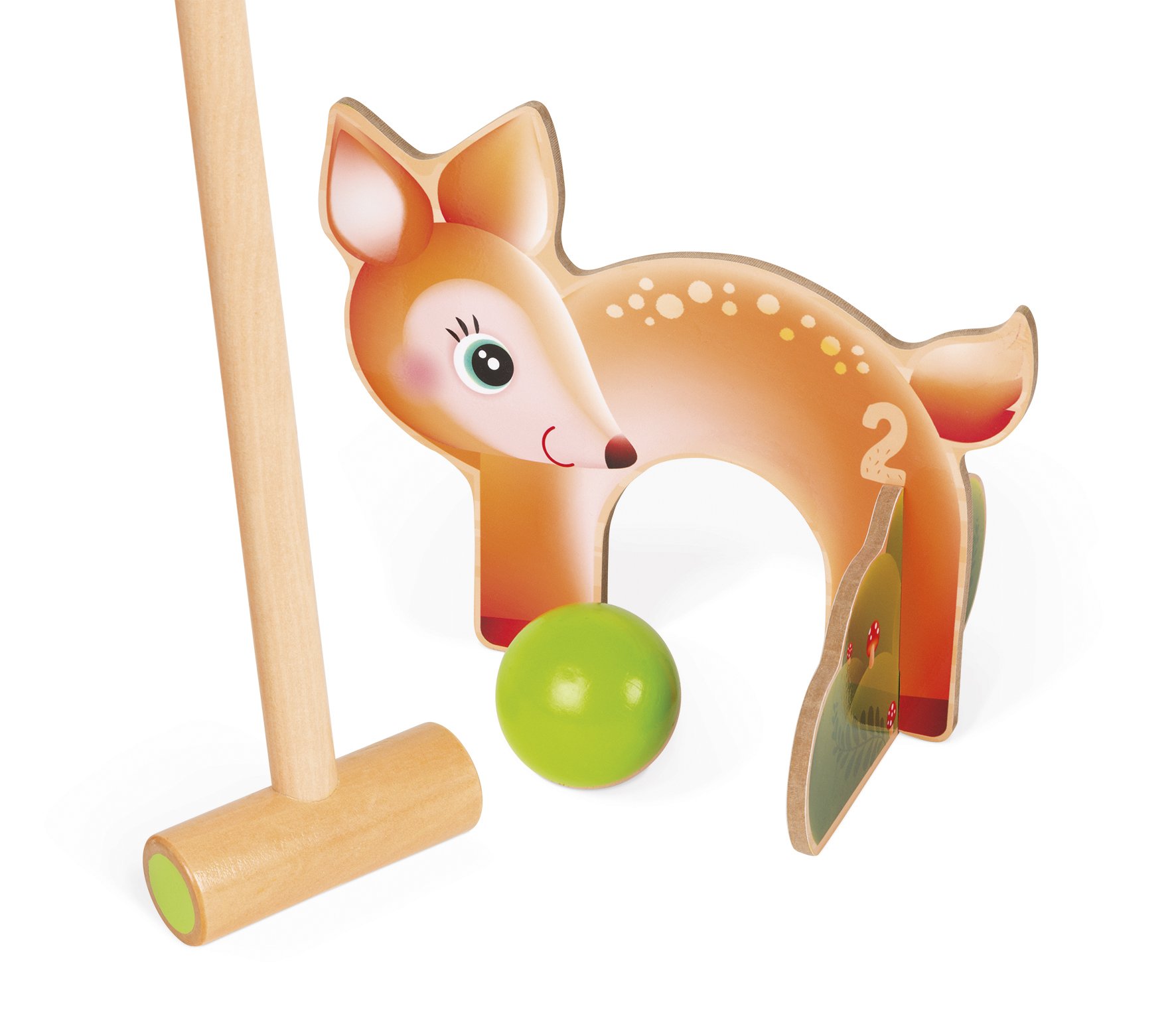 janod-j03207-krocket-spiel-holz-mit-waldtieren-ab-3-jahren image 3