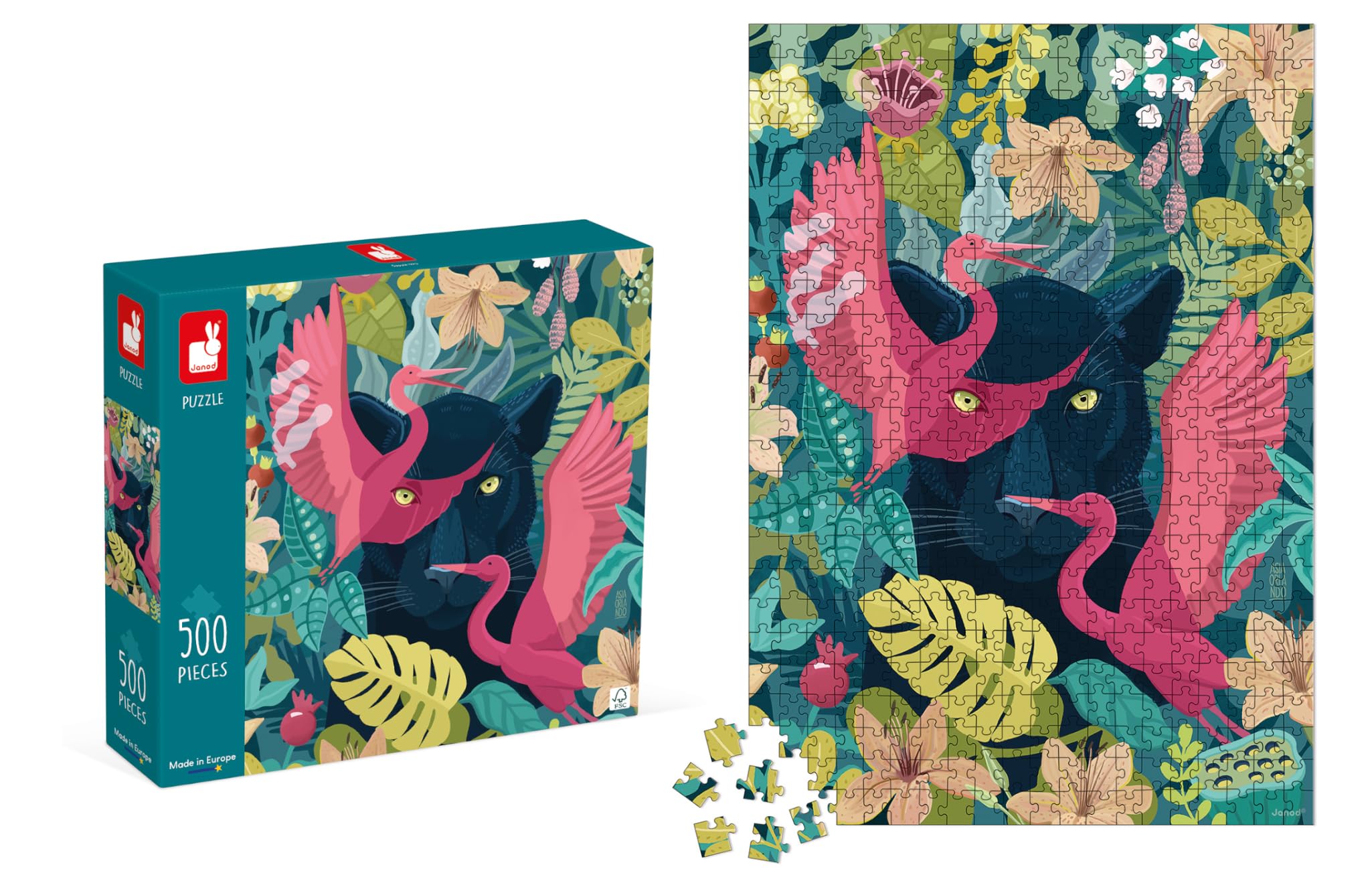 janod-puzzle-die-blaue-nacht-500-teile-familienpuzzle-48-x-34-cm-ab-8-jahren image 5