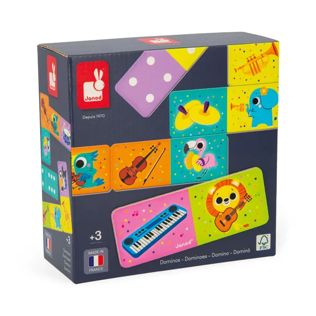 janod-domino-musikinstrumente-j02623-28-teiliges-domino-2-in-1-ab-3-jahren image 1