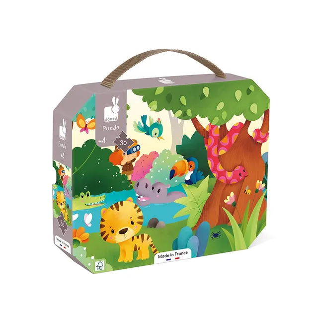 janod-panoramapuzzle-die-wildtiere-36-teile-fsc-pappe image 1