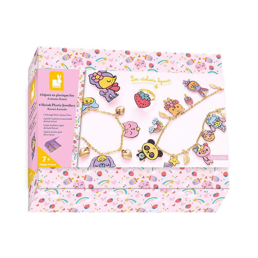janod-les-ateliers-bijoux-kawaii-verr-ckte-tiere-schmuck-bastelset-4-teilig image 1