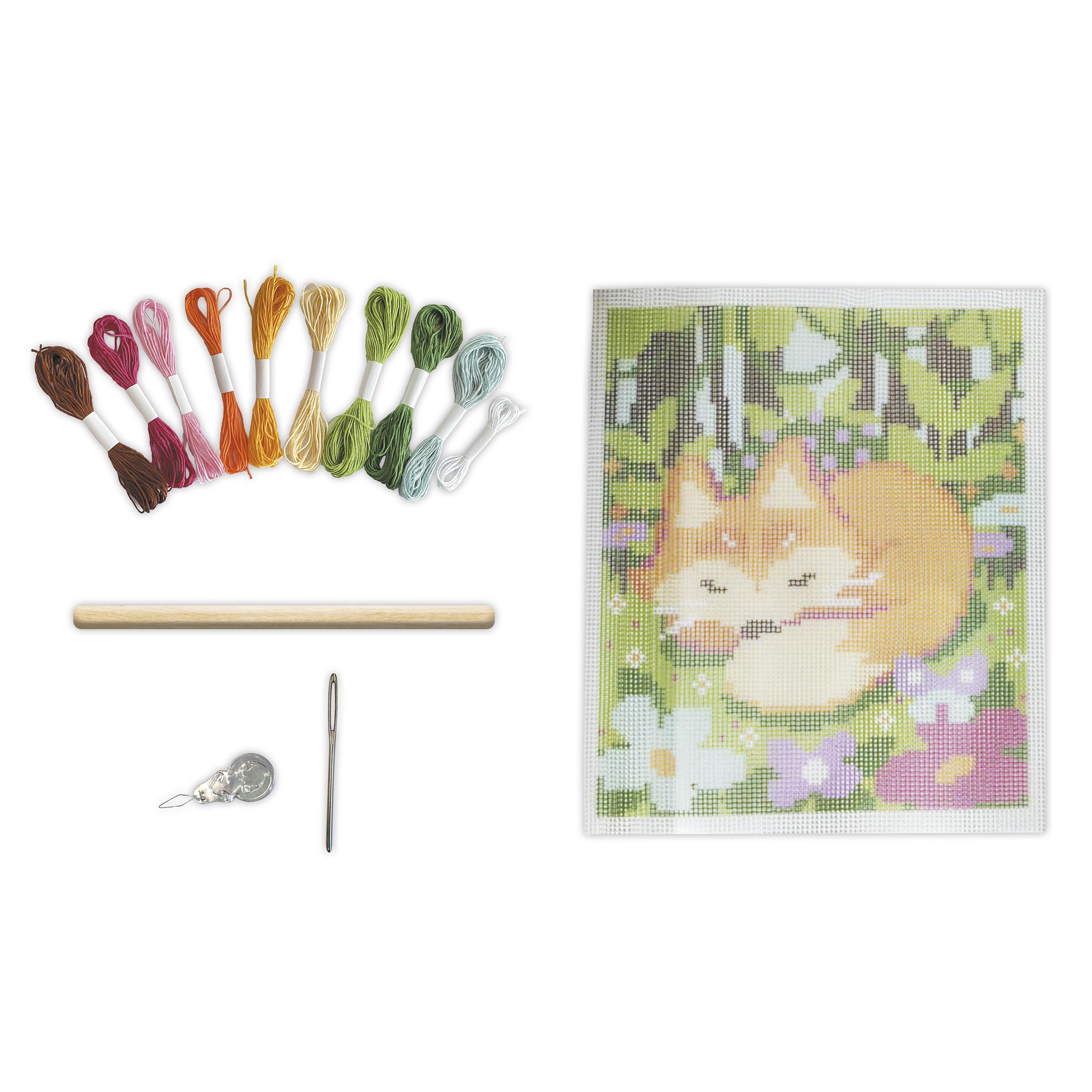 janod-kreativset-fuchs-wandbehang-stickerei-ab-8-jahren image 4