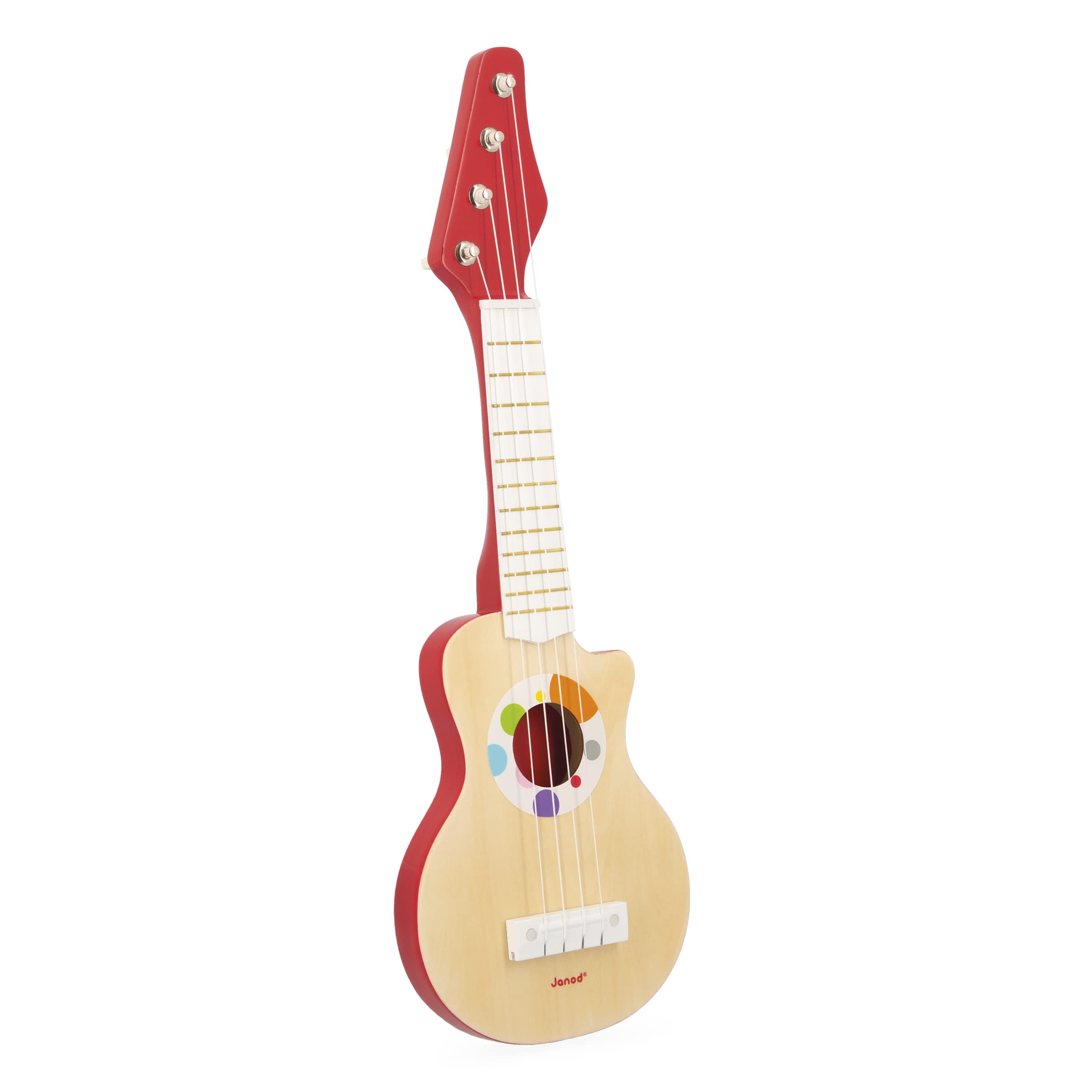 janod-confetti-j07598-holz-gitarre-6-saitig-rot-64-cm image 4