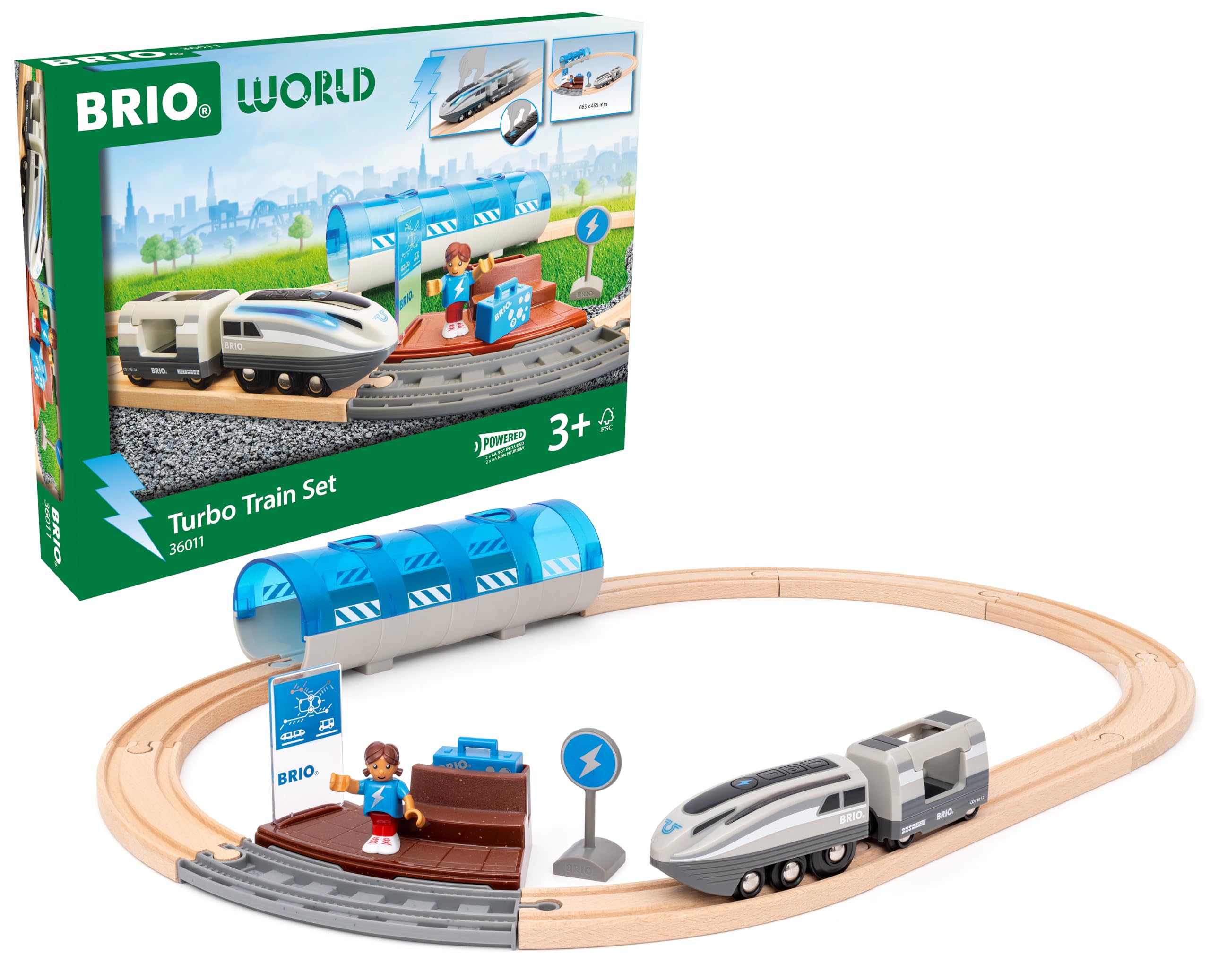 brio-world-turbo-zug-set-17-teiliges-batteriebetriebenes-holzbahn-set-ab-3-jahre image 1