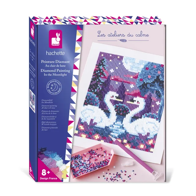 janod-kreativset-leuchtende-diamantmalerei-schw-ne-diy-bild-ab-8-jahren image 1