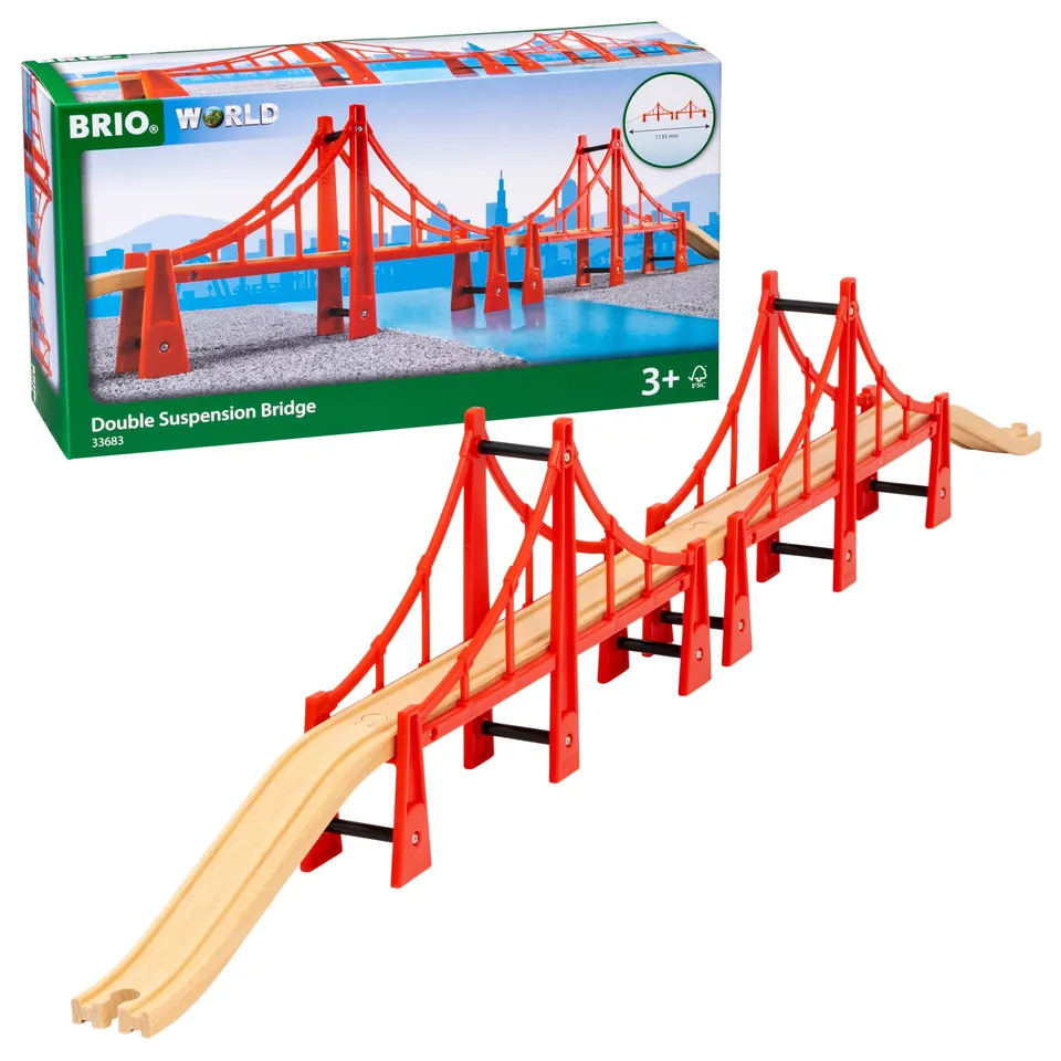 brio-world-h-ngebr-cke-holzeisenbahn-zubeh-r-zwei-br-ckenmodule-flexibel-kombini image 1