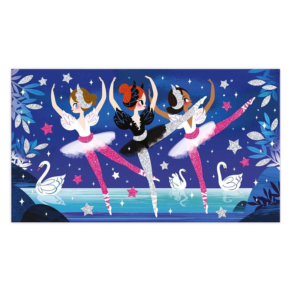 janod-les-ateliers-du-calme-neon-glitter-ballerinas-kratzbilder-ab-6-jahre image 4