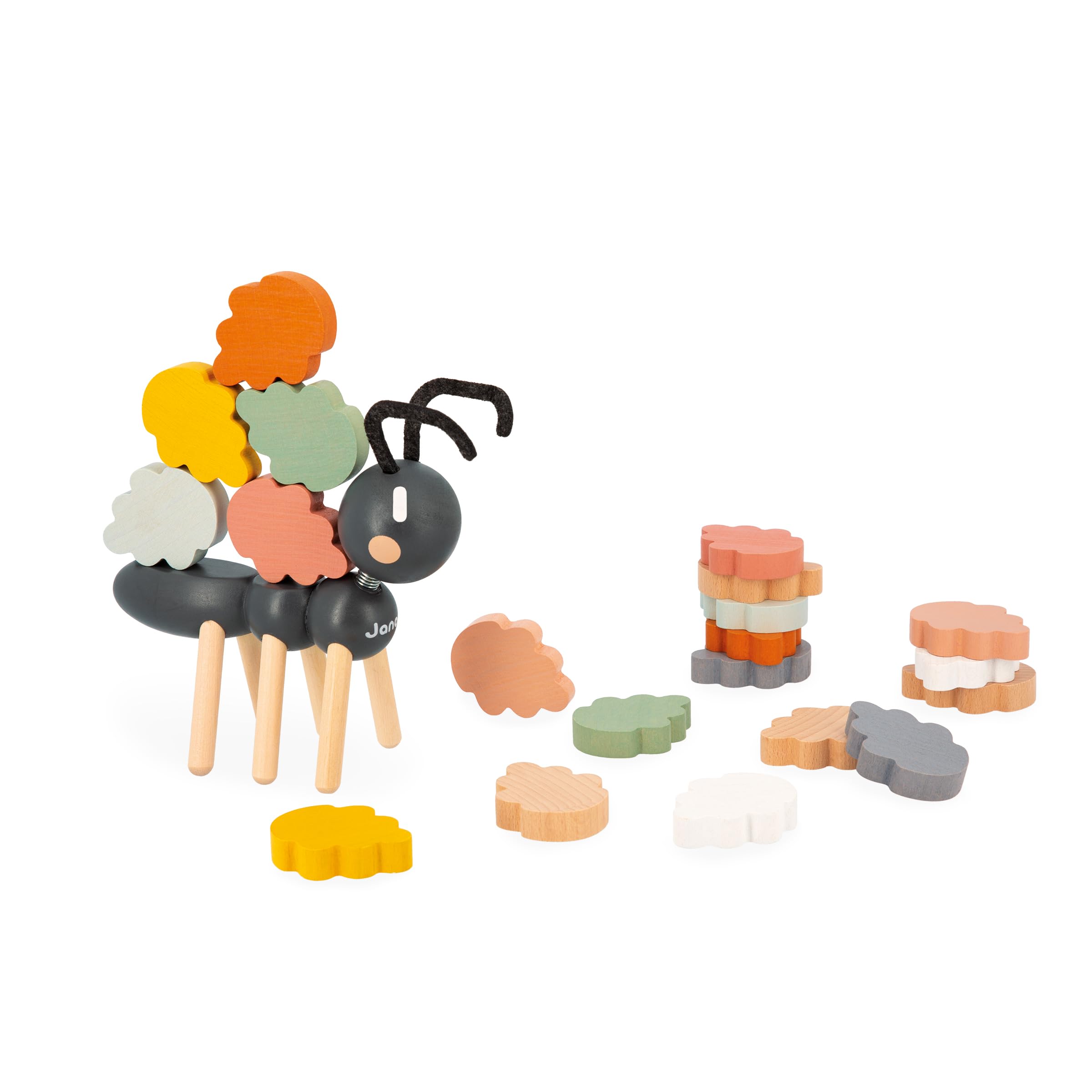 janod-sweet-cocoon-j04053-balancierspiel-ameise-stapelspiel-holz image 3
