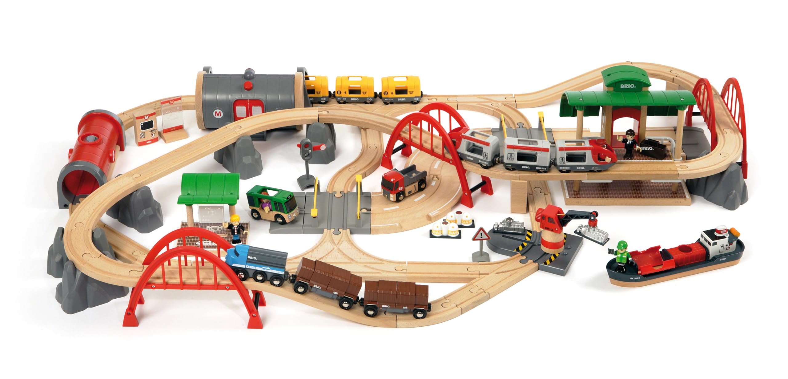 brio-world-stra-en-schienen-bahn-set-deluxe-87-teile-ab-3-jahre image 3