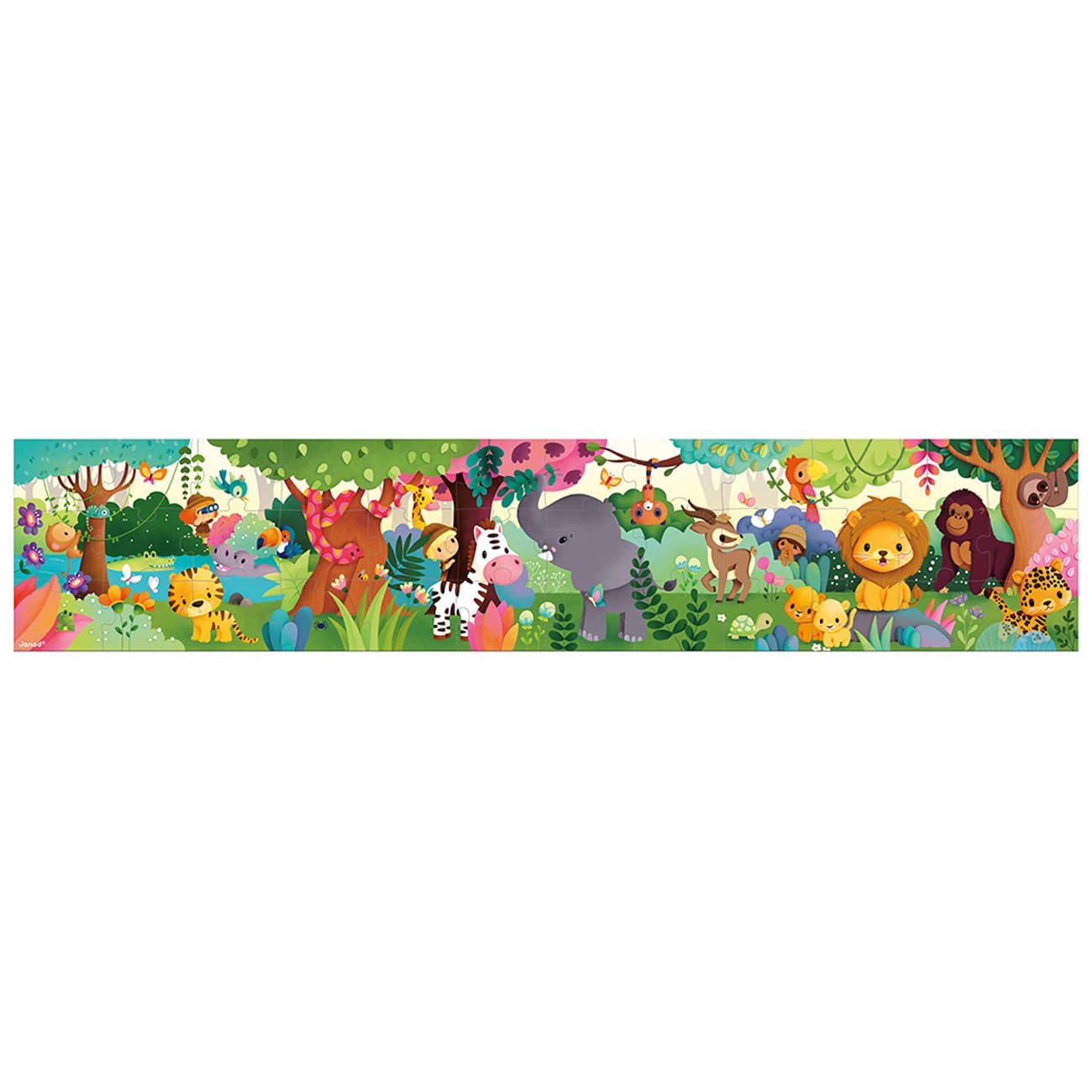 janod-panoramapuzzle-die-wildtiere-36-teile-fsc-pappe image 3