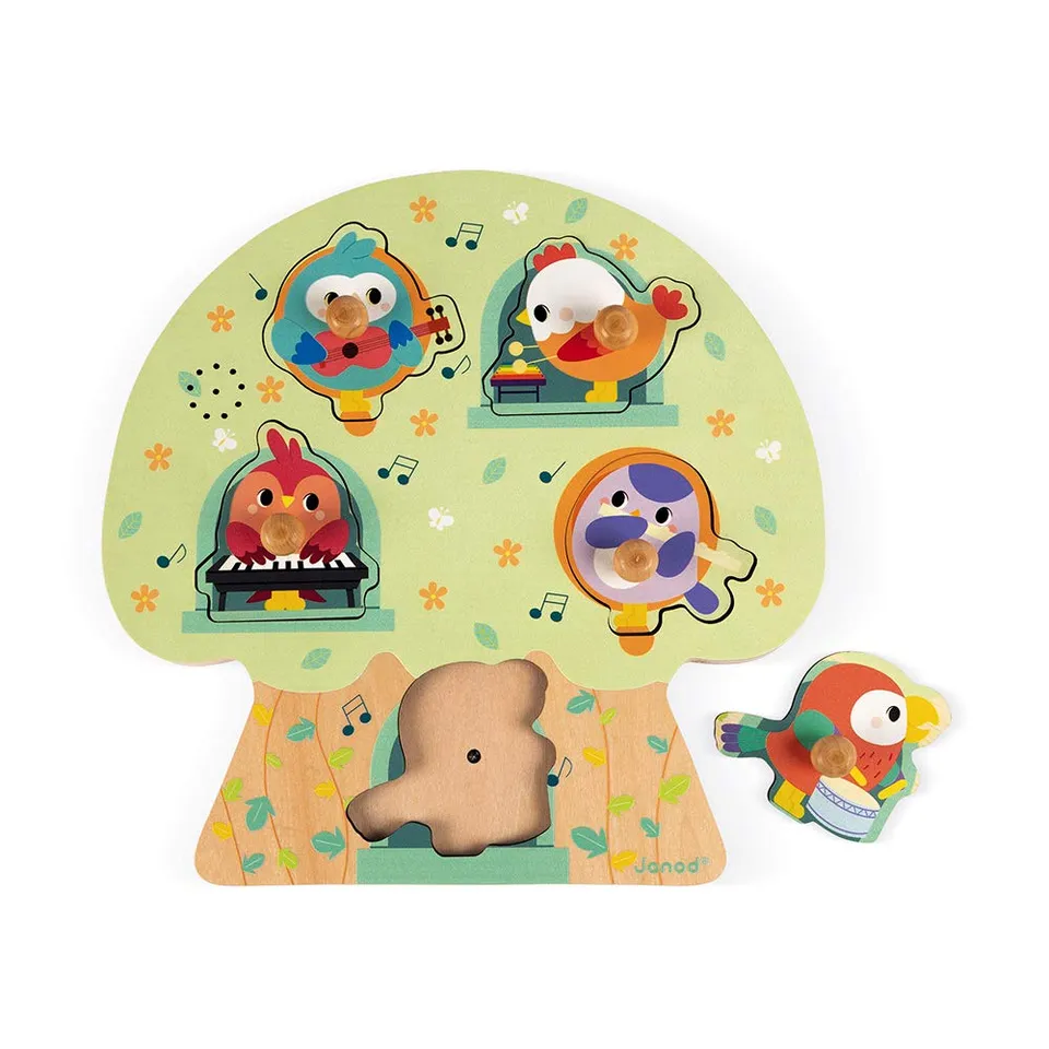 janod-musikalisches-puzzle-kleinwagen-5-teile-holz image 1