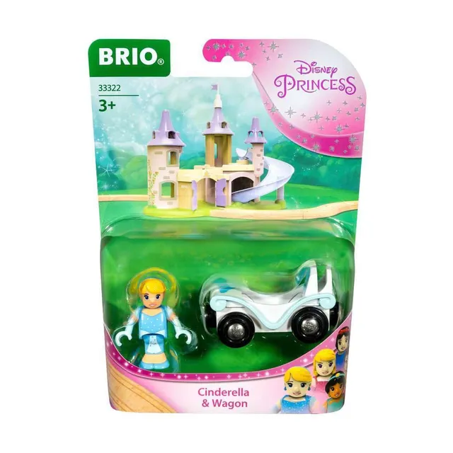 brio-world-33322-disney-princess-cinderella-mit-waggon image 1