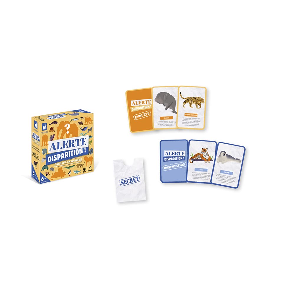 janod-vermisstenalarm-gef-hrdete-tiere-gesellschaftsspiel-j02458 image 4