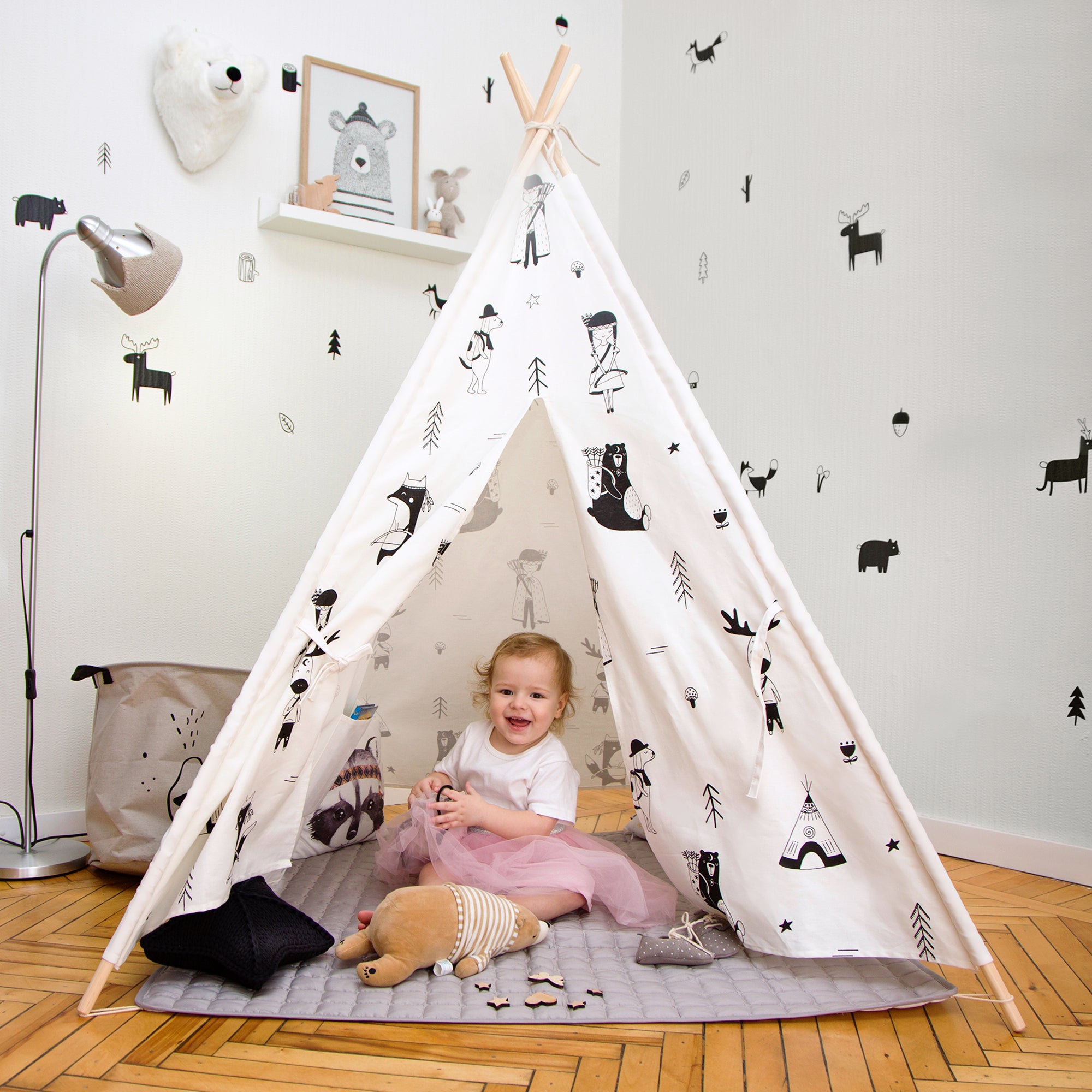 hakuna-matte-tipi-zelt-little-explorers-baumwolle image 1