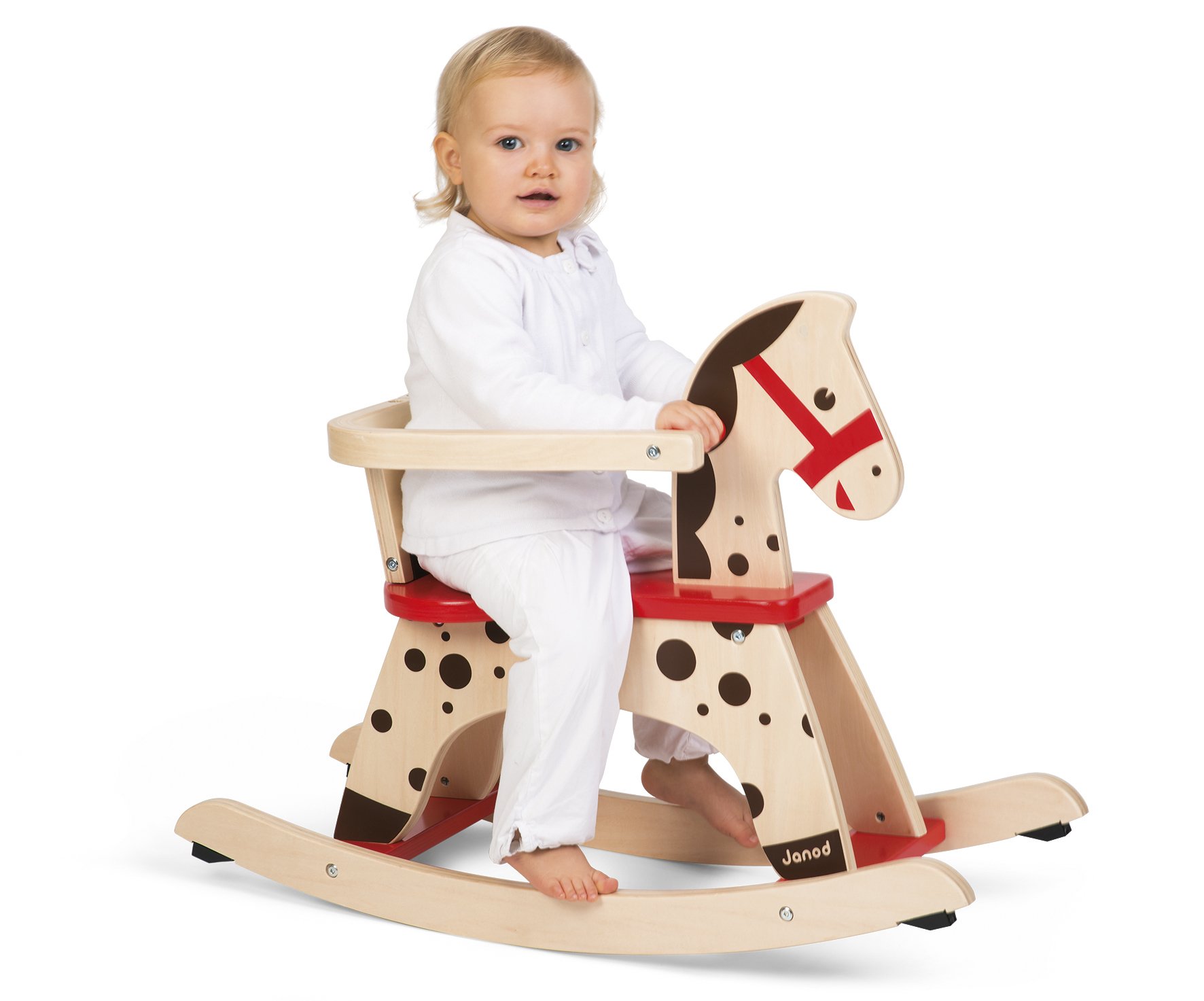 janod-caramel-schaukelpferd-holz-mit-kippschutz-ab-1-jahr image 3