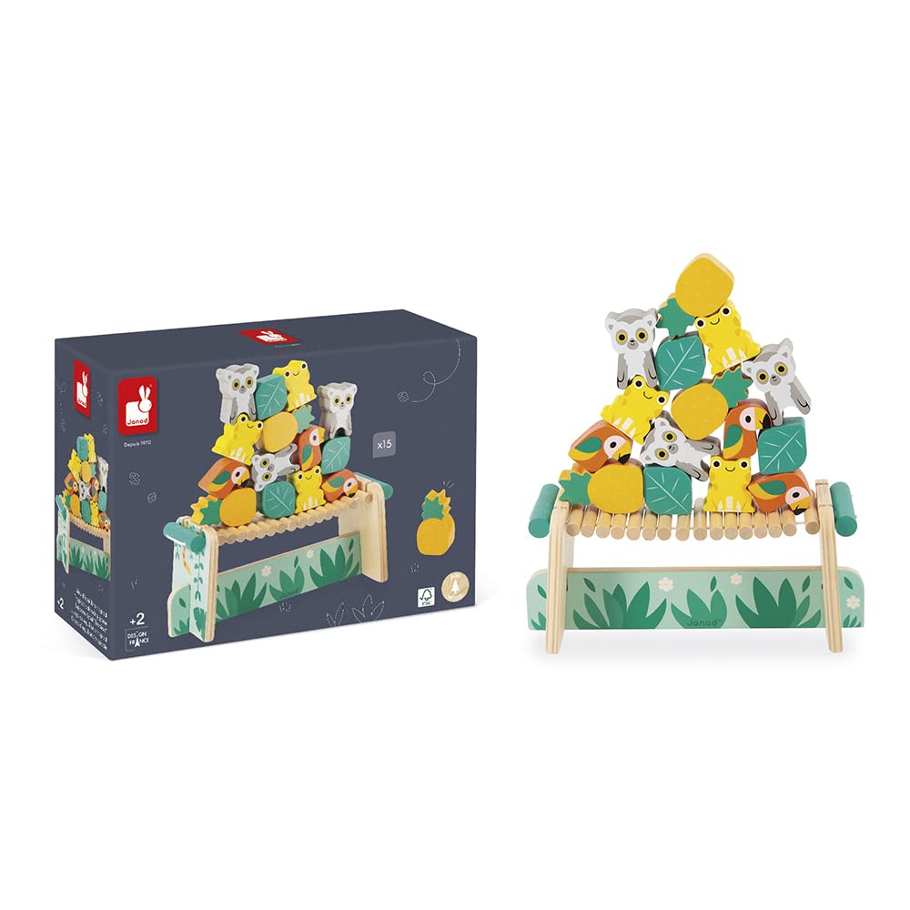 janod-tropik-tropisches-balancespiel-j08271-holz-bauspiel-mit-h-ngebr-cke-2-6-ja image 8