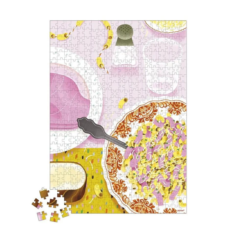 janod-puzzle-500-teile-schinken-coquillettes-erwachsenen-puzzle-ab-8-jahren image 1