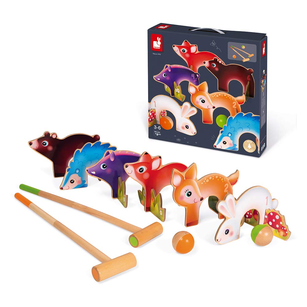 janod-j03207-krocket-spiel-holz-mit-waldtieren-ab-3-jahren image 6