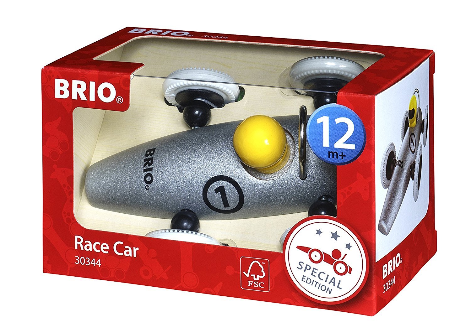brio-sonderedition-rennwagen-silber-metallic-holz-30344 image 2