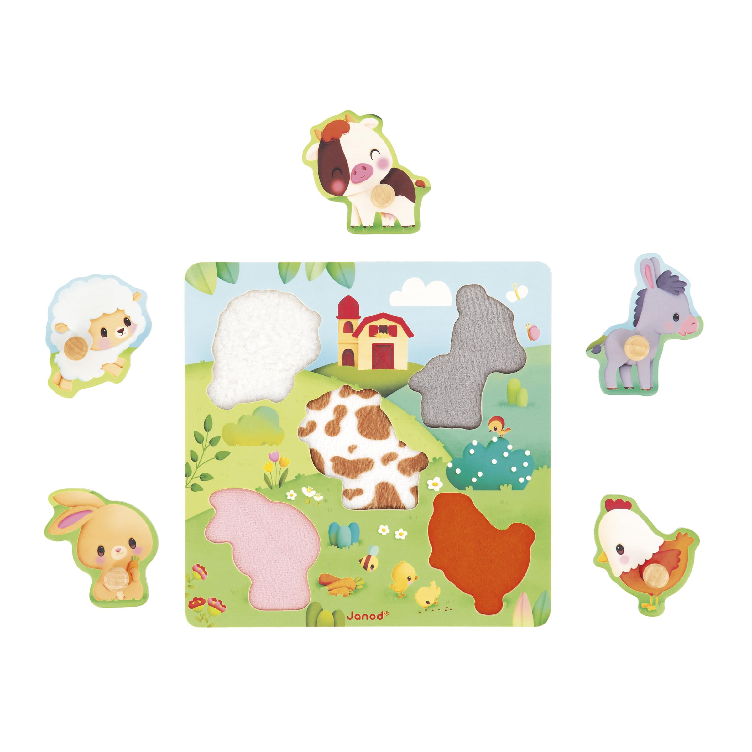 janod-holzpuzzle-mit-touchfunktion-bauernhof-5-teile-j07129-einlegepuzzle-mit-te image 3