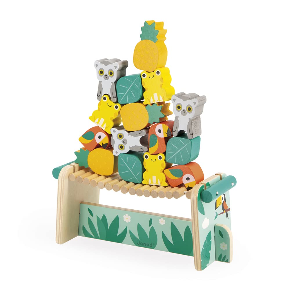 janod-tropik-tropisches-balancespiel-j08271-holz-bauspiel-mit-h-ngebr-cke-2-6-ja image 3