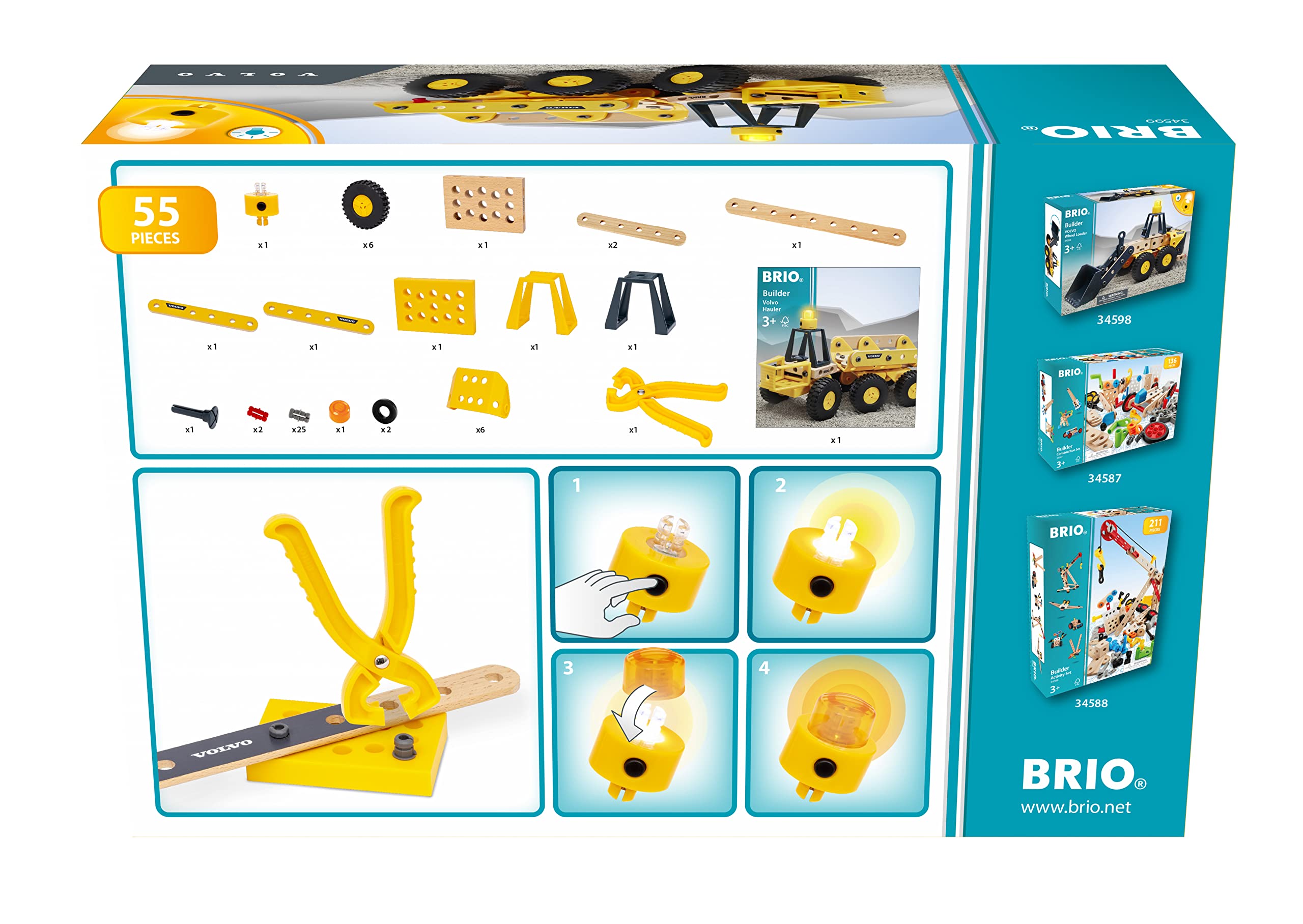 brio-builder-34599-volvo-muldenkipper-baufahrzeug-mit-licht-ab-3-jahren image 3