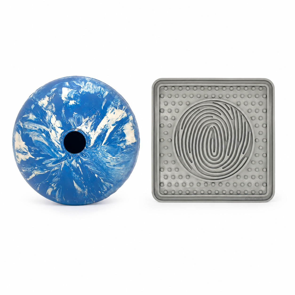 hevea-play-enrichment-set-hundespielzeug-set-planet-ball-leckmatte image 2