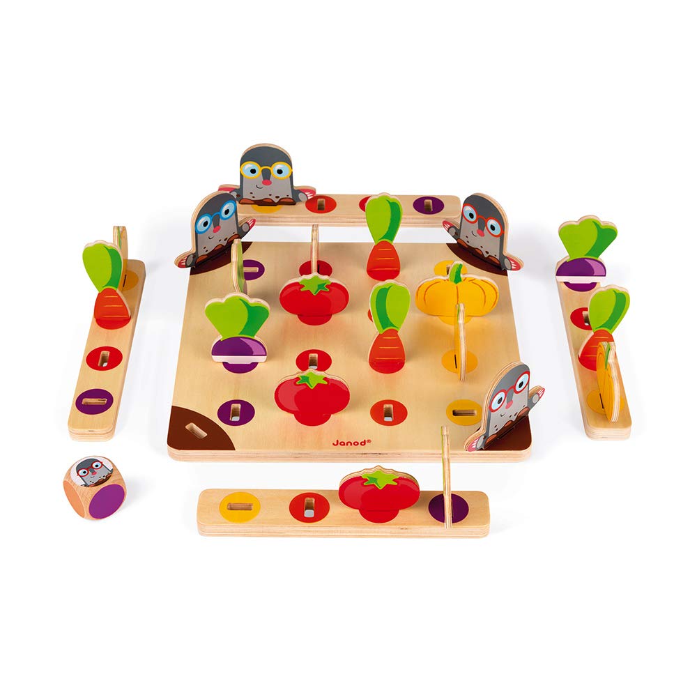 janod-j08246-gare-la-taupe-maulwurf-kombinationsspiel-holz image 2